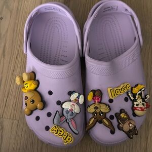 Justin Bieber Drew House Lavender Crocs